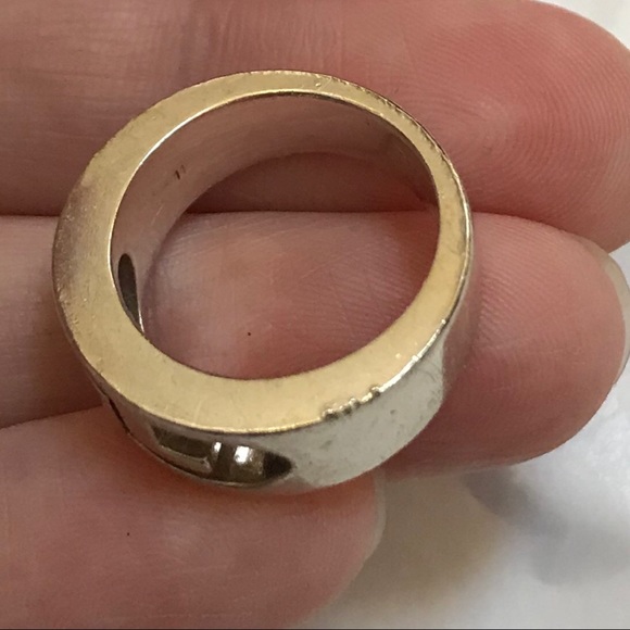 Gucci Double GG Silver Ring size 5.5 With Tags - Picture 6 of 8